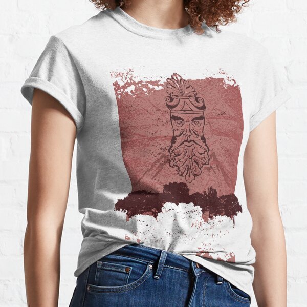 Old Man Oak - Crumpled Paper (wine red) Classic T-Shirt
