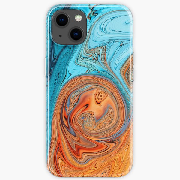 Water And Fire Fight Liquid iPhone Case & Covers iPhone Soft Case