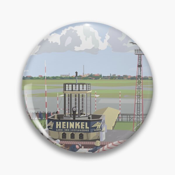 Item preview, Tempelhof Airport, Berlin from the Mitropa Cafe, 1929 designed and sold by contourcreative.