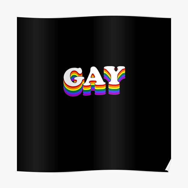 Gay Pride Flag Poster For Sale By Skr0201 Redbubble