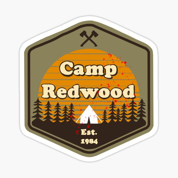 Camp Redwood Sticker