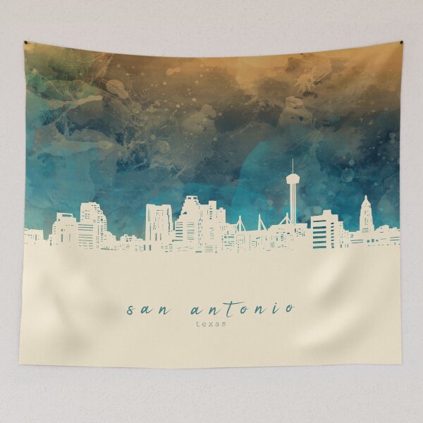 Item preview, san antonio skyline designed and sold by BekimART2.
