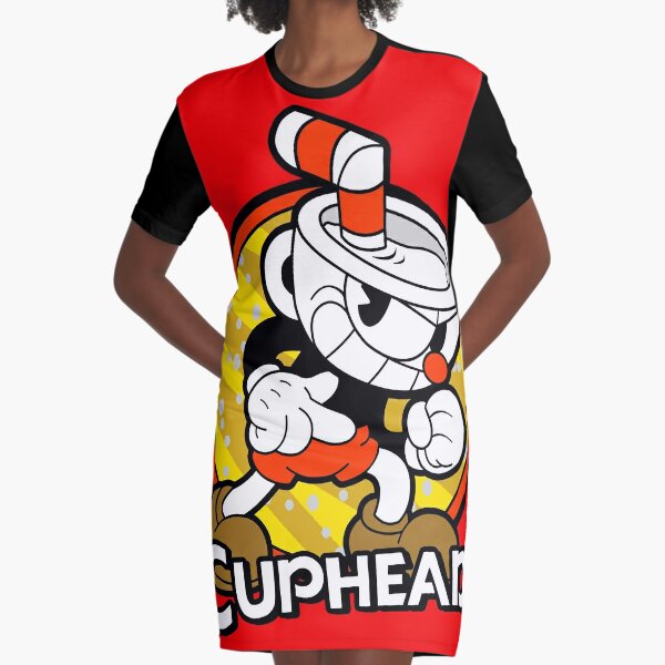 Cuphead Game Dresses Redbubble - cuphead dr kahls robot t shirt roblox