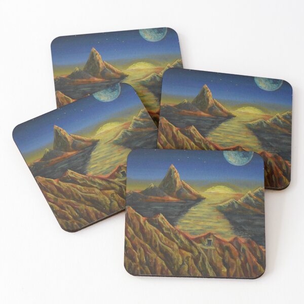 Item preview, Oil Painting - Alien Landscape  12" x 9" designed and sold by Igor Pozdnyakov.