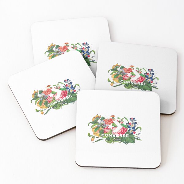 Item preview, Floral Converse Logo designed and sold by stickersbynic.