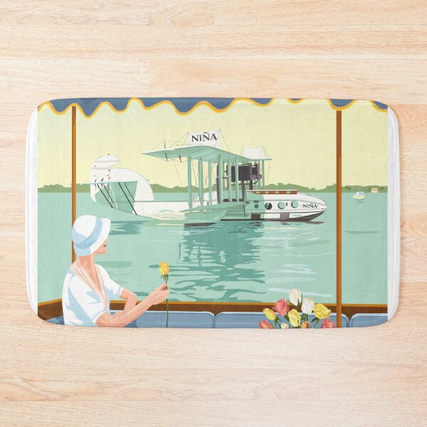 Item preview, Art Deco Flying Boat - Florida designed and sold by contourcreative.