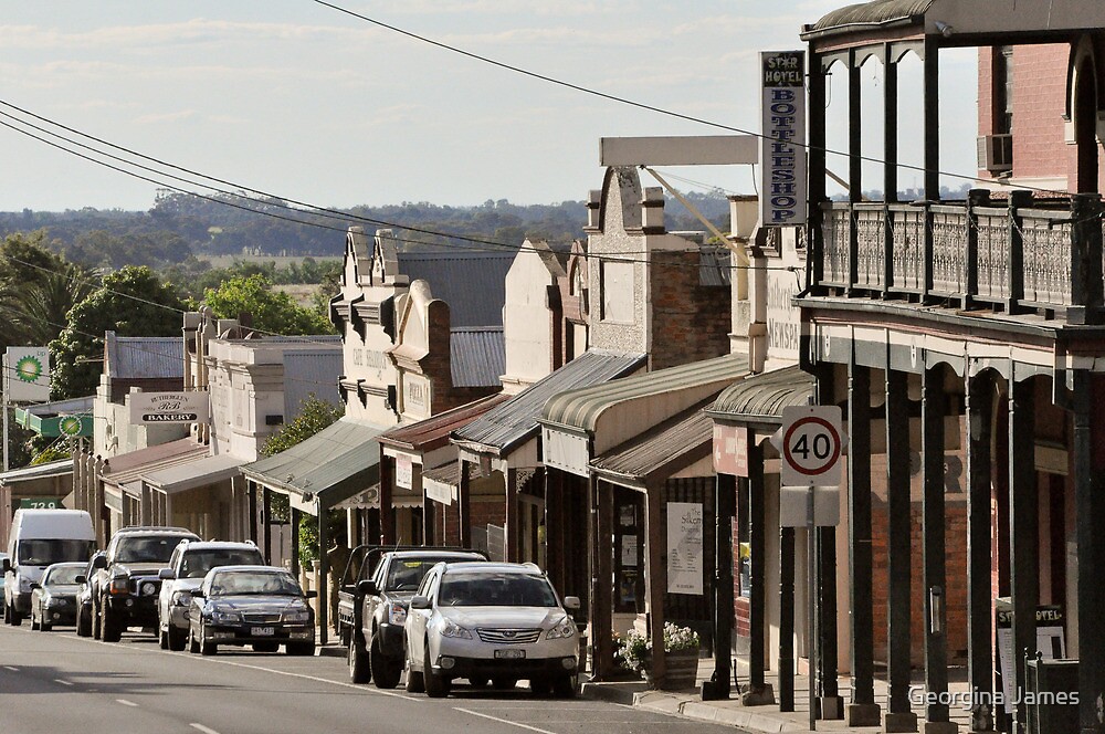 "Rutherglen Main Street" by James Redbubble