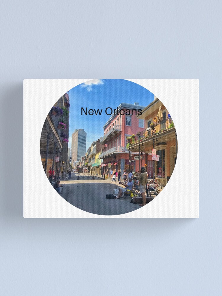 "New Orleans World's most beautiful cities Time Zone " Canvas Print for Sale by Sifax