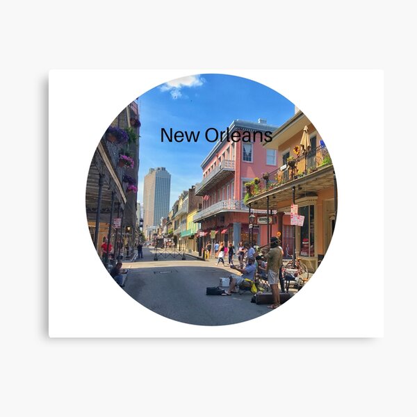 "New Orleans World's most beautiful cities Time Zone " Canvas Print for Sale by Sifax