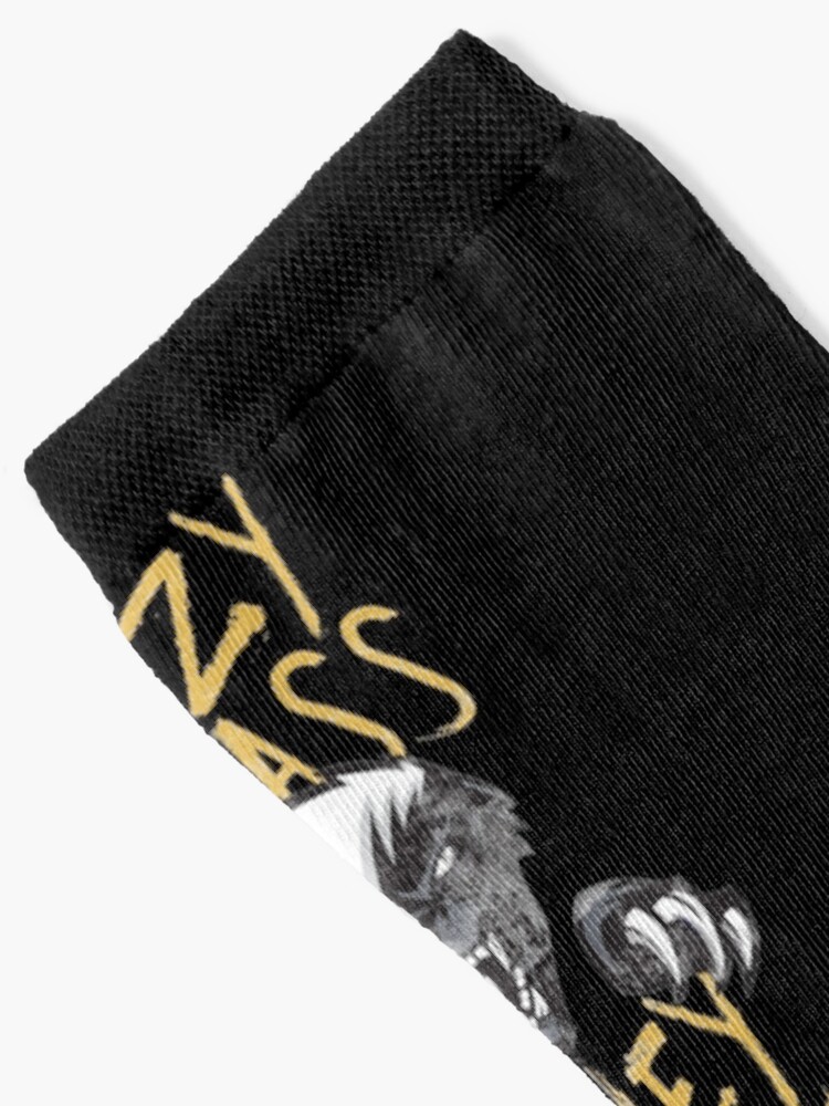 Alternate view of Honey Badger Crazy Badass Honey Badger Dont Care Graphic Design Socks