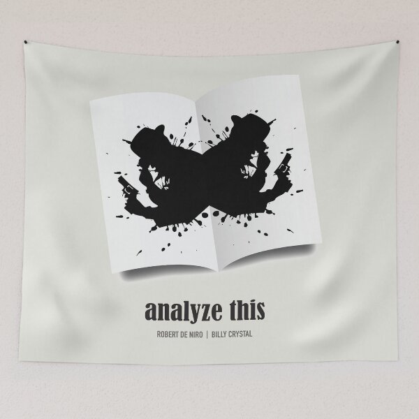 Item preview, Analyze This - Alternative Movie Poster designed and sold by MoviePosterBoy.