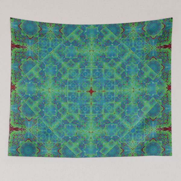 Item preview, abstract lightning in fractal symmetry designed and sold by andromedoz.