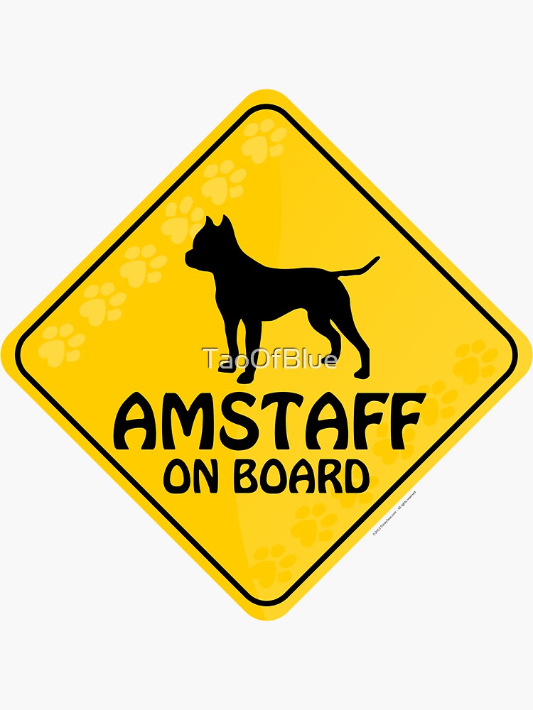 Amstaff On Board by TaoOfBlue