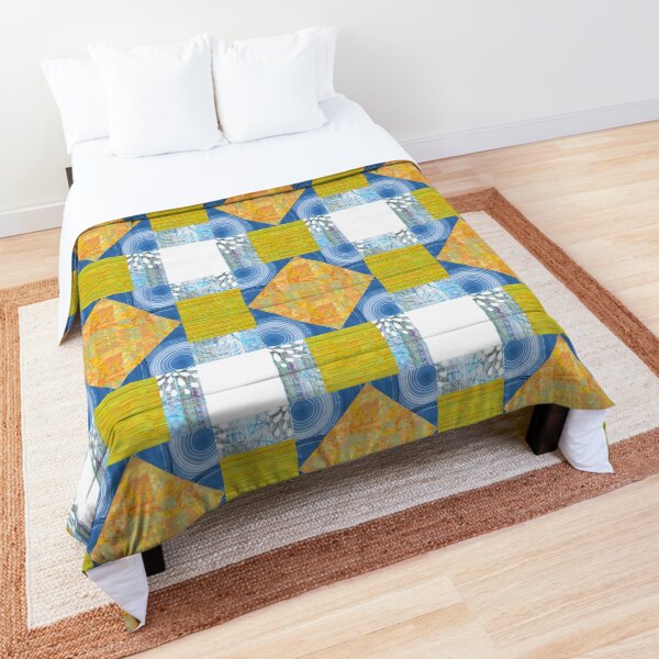 Hole in the Barn Door Patchwork Block Comforter