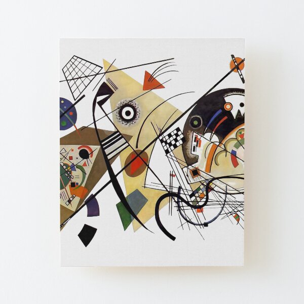 Traversée de Kandinsky, 1923 Impression montée sur bois