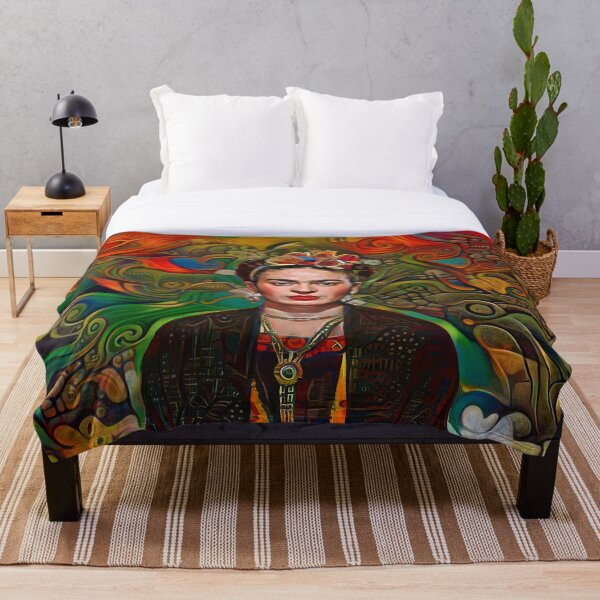 Aztec Frida Throw Blanket