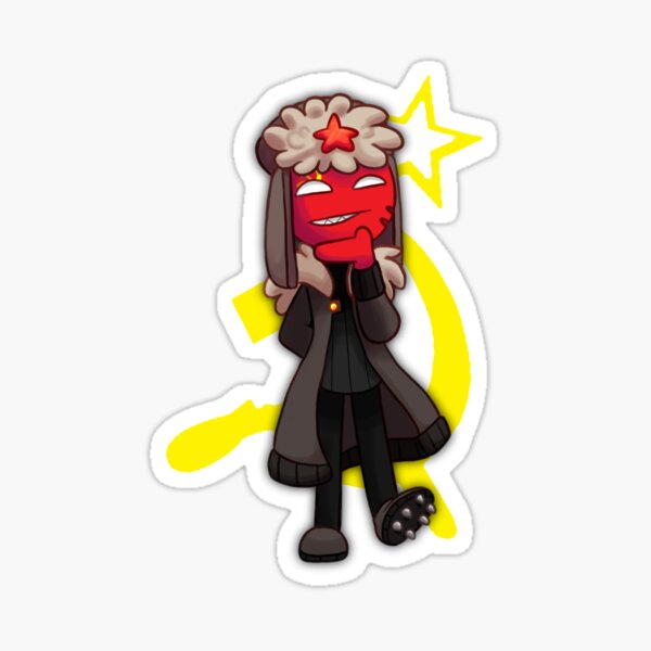 URSS Countryhuman Chibi Pegatina