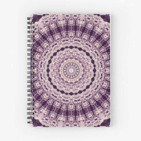 Item preview, Ruffles de Hydrangea - mandala de la tierra de la lavanda y de la lavanda designed and sold by Virginia Sanderson.