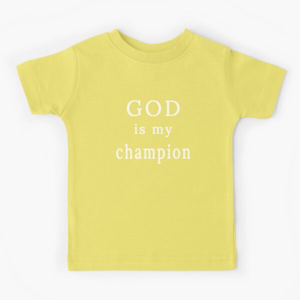 Champion t shirt kids gold online