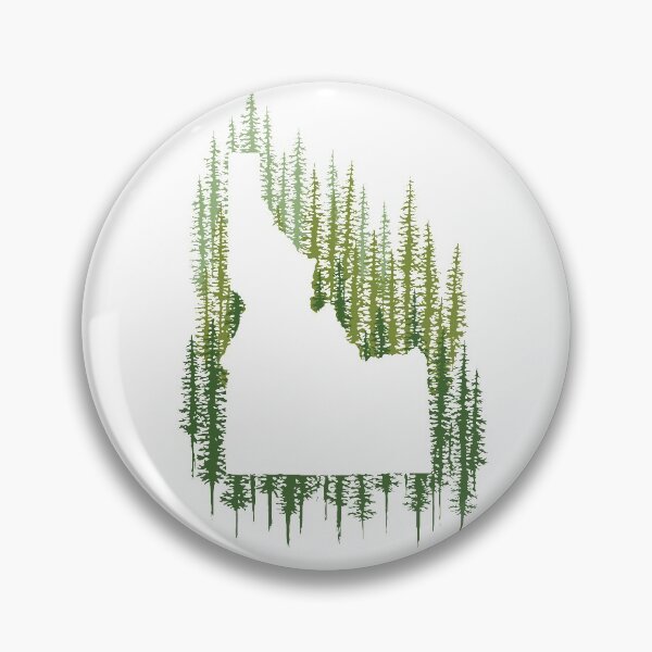 Item preview, Idaho State Map Silhouette - Pine designed and sold by rachelhirst.