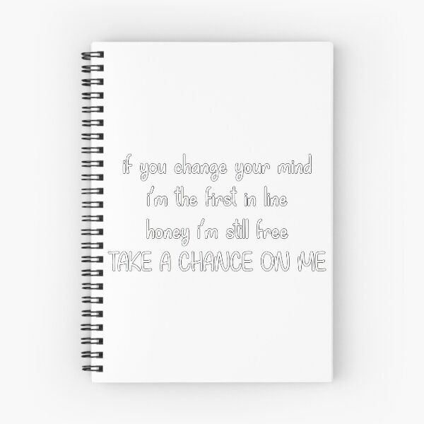 Item preview, take a chance on me designed and sold by joslynn daly.