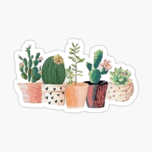 Item preview, Cute Cactus Sticker designed and sold by ml1009.