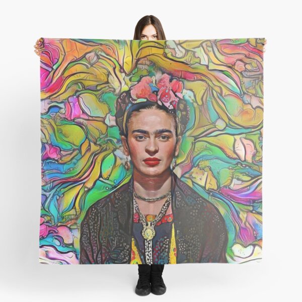 Organic abstract Frida Scarf