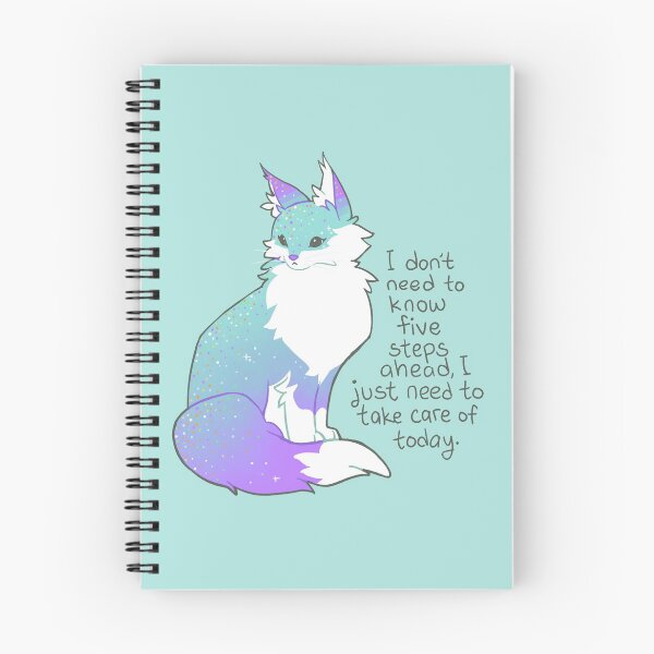 Item preview, "I just need to take care of today" Soft Teal Maine Coon Cat designed and sold by thelatestkate.