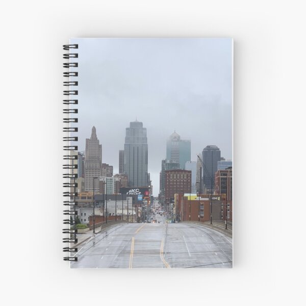 Misty Morning in Kansas City Spiral Notebook