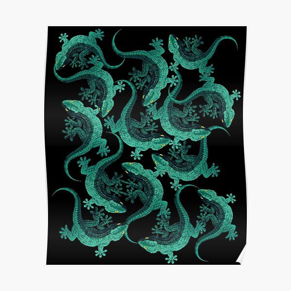 Bunch of Geckos Poster