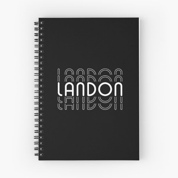 Item preview, Name Landon in Black and White Style designed and sold by Time-is-Money.