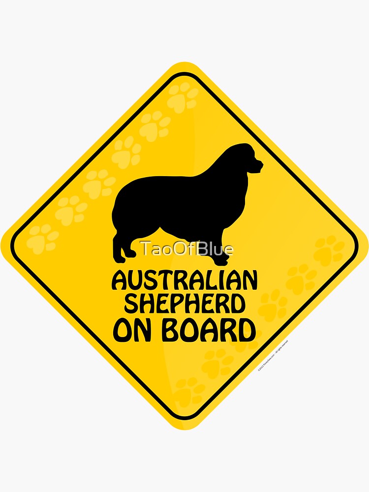 Australian Shepherd On Board by TaoOfBlue