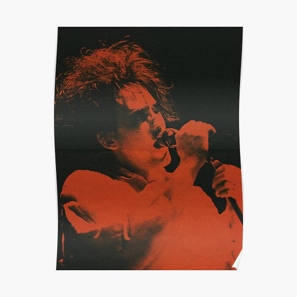 Robert Smith In Action Poster
