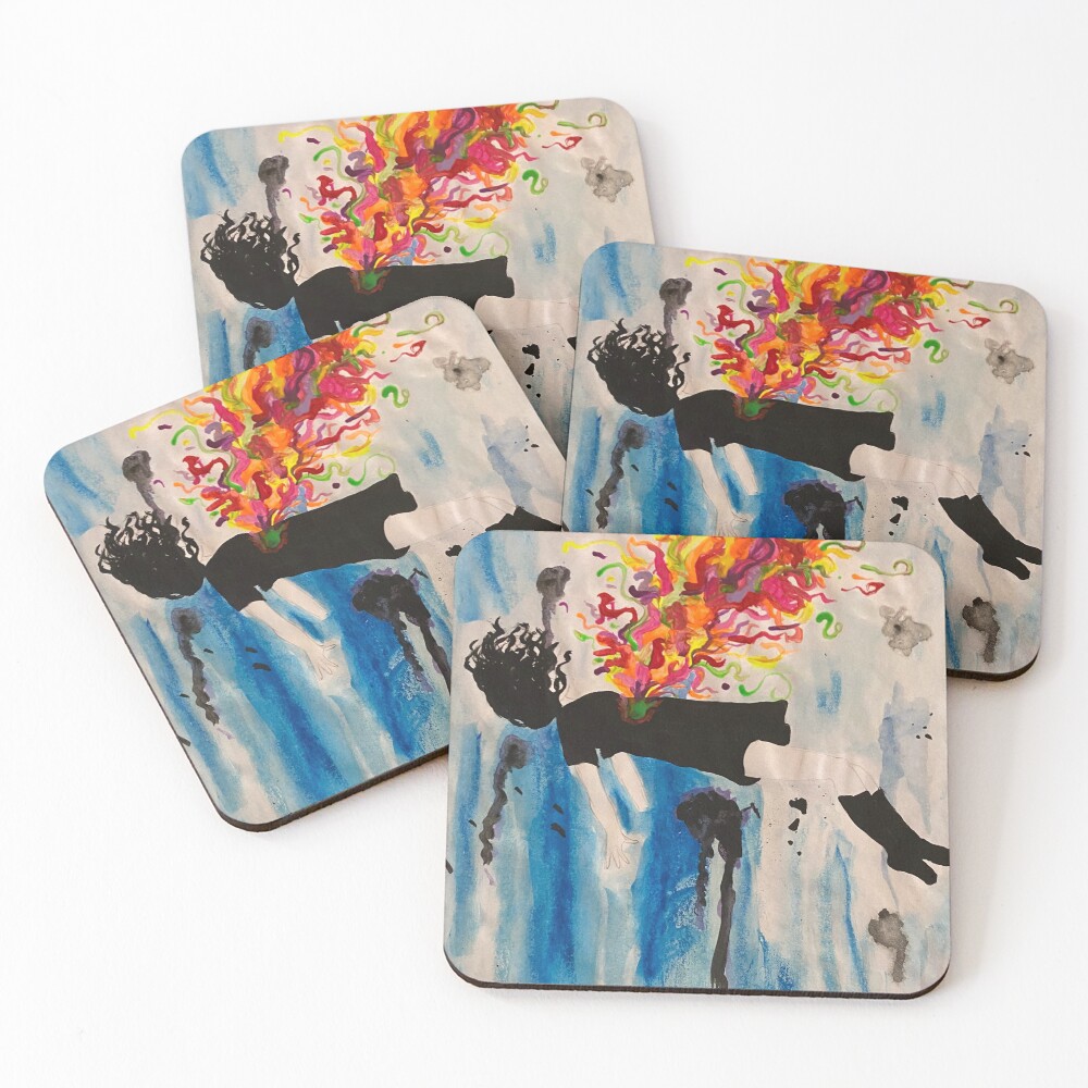 Item preview, Coasters (Set of 4) designed and sold by PixieGraphics.