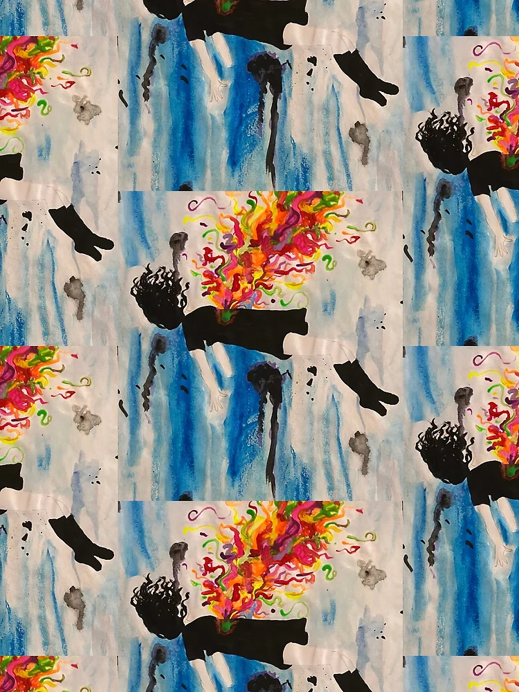 Thumbnail 3 of 3, Scarf, Floating  designed and sold by PixieGraphics.