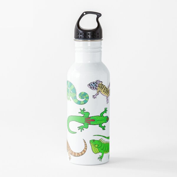 Lizard Party Water Bottle