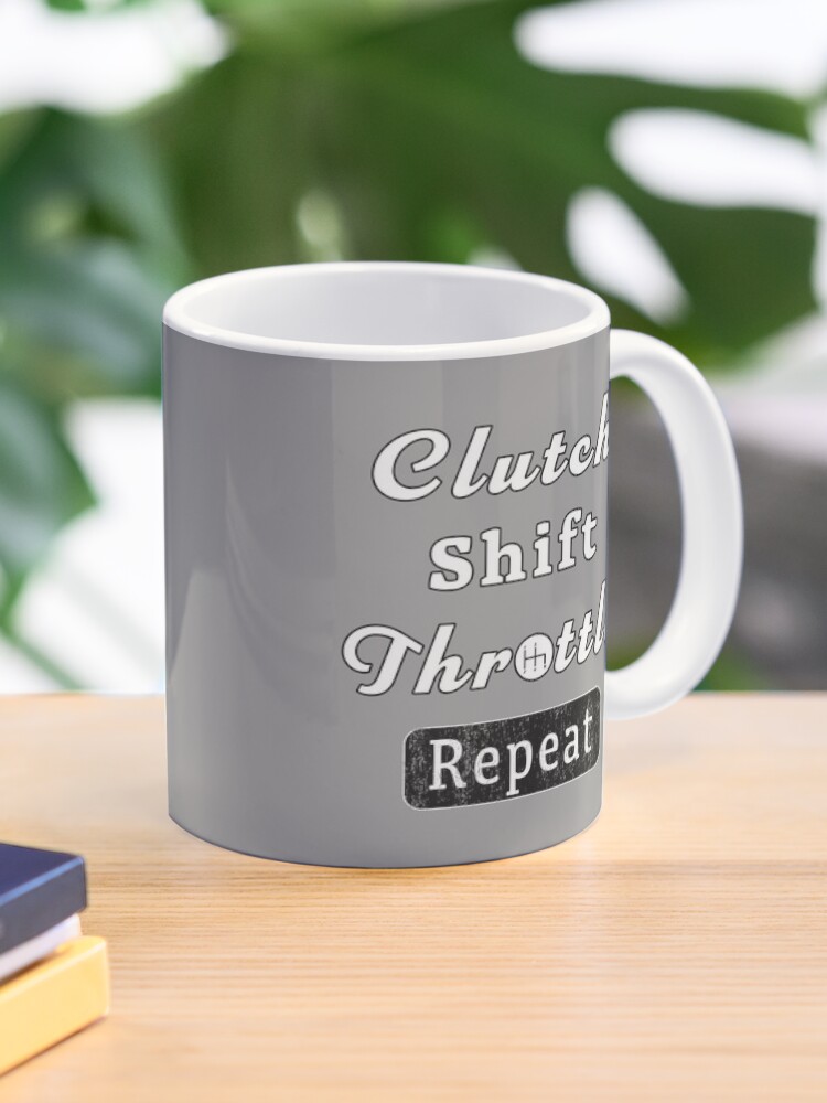 Thumbnail 1 of 6, Coffee Mug, Clutch Shift Throttle Muscle Car Race Mechanic Men. designed and sold by maxxexchange.