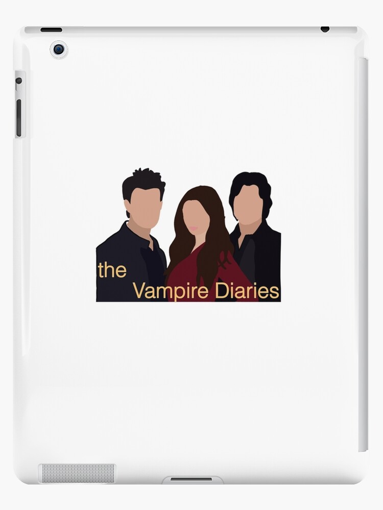 tvd cast drawing and logo  iPad Case & Skin for Sale by ideasbymadison