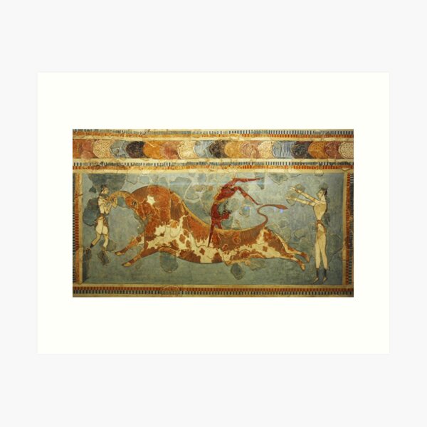 Knossos: Toreodor Fresco Art Print
