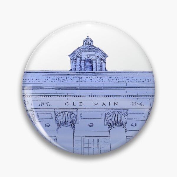 Item preview, Old Main - blue and white cutout designed and sold by darragh727.