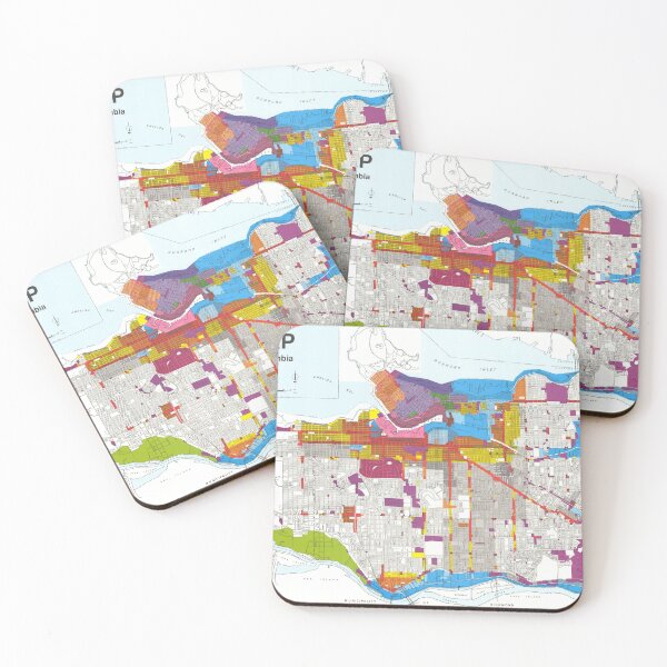 Item preview, Vancouver Zoning Map, 1990 designed and sold by FOVCA.