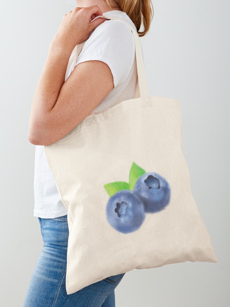 blueberry hand bag