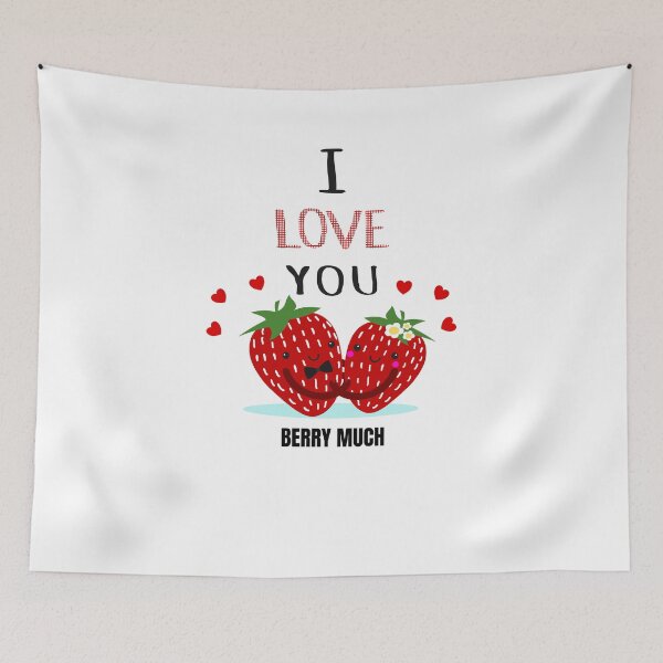 Item preview, i love you berry much designed and sold by TeaAndPrints.