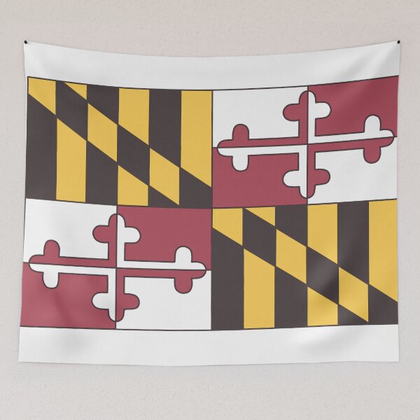 Item preview, maryland flag designed and sold by lettuceletterr.