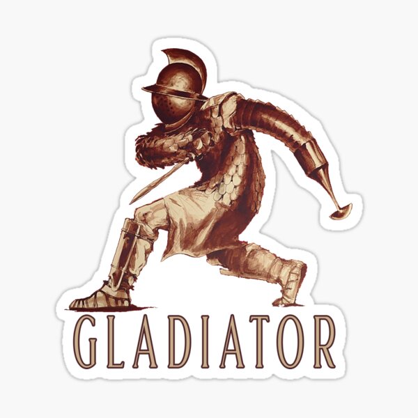 Romans Empire Republic Gladiator Gladius Sword Sticker