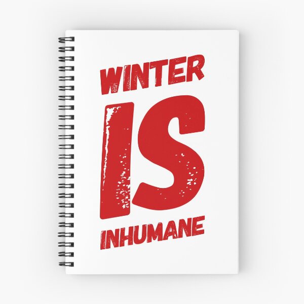 Item preview, El invierno es inhumano designed and sold by OfferHeat.