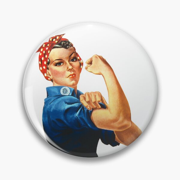 Vintage Feminist Pin