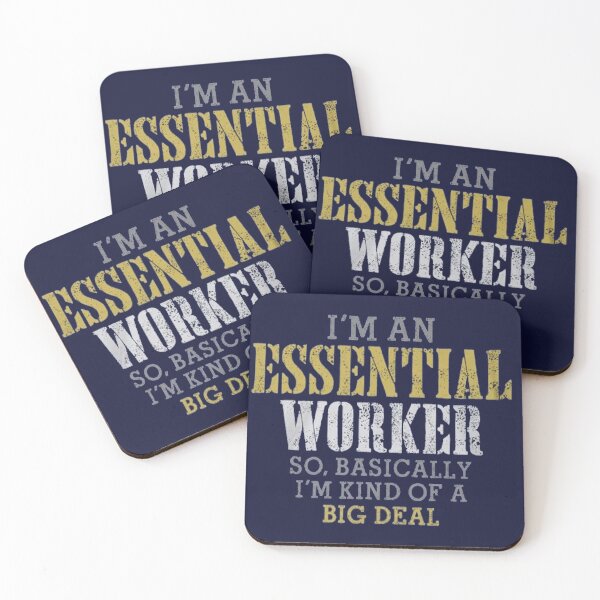 Item preview, ESSENTIAL WORKER designed and sold by sahli.