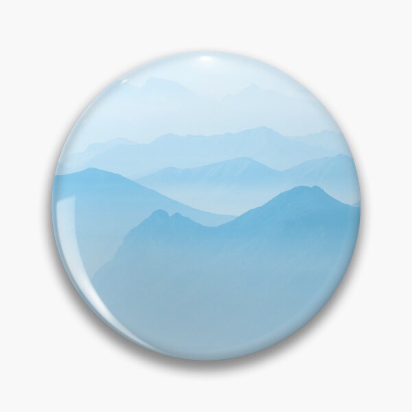 Item preview, Blue Peaceful Mountain Range designed and sold by NikkisPaperCo.