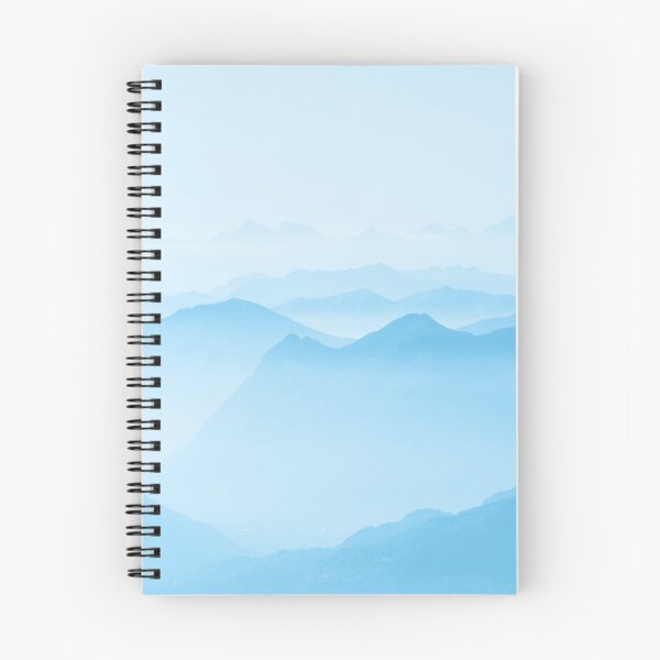 Item preview, Blue Peaceful Mountain Range designed and sold by NikkisPaperCo.
